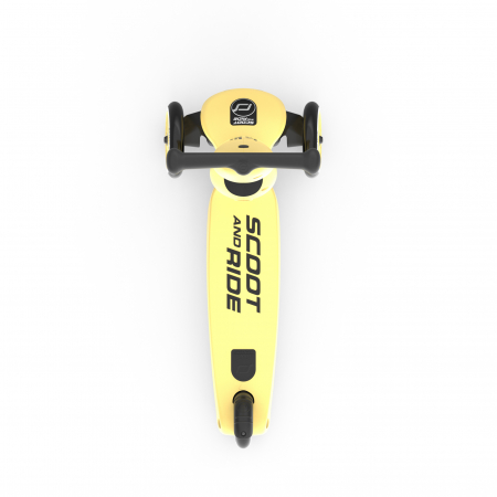 Trotineta copii cu sezut, transformabila 2in1, HighwayKick 1 Lemon, 1-5 ani, pana la 50 kg, Scoot & Ride [8]