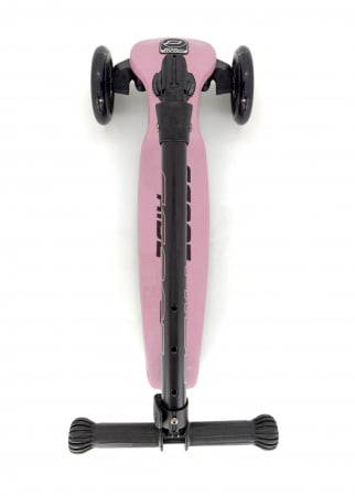 Trotineta copii pliabila, reglabila, roti luminoase, Highwaykick 3 Led Rose, 3-6 ani, pana la 50 kg, Scoot & Ride [8]