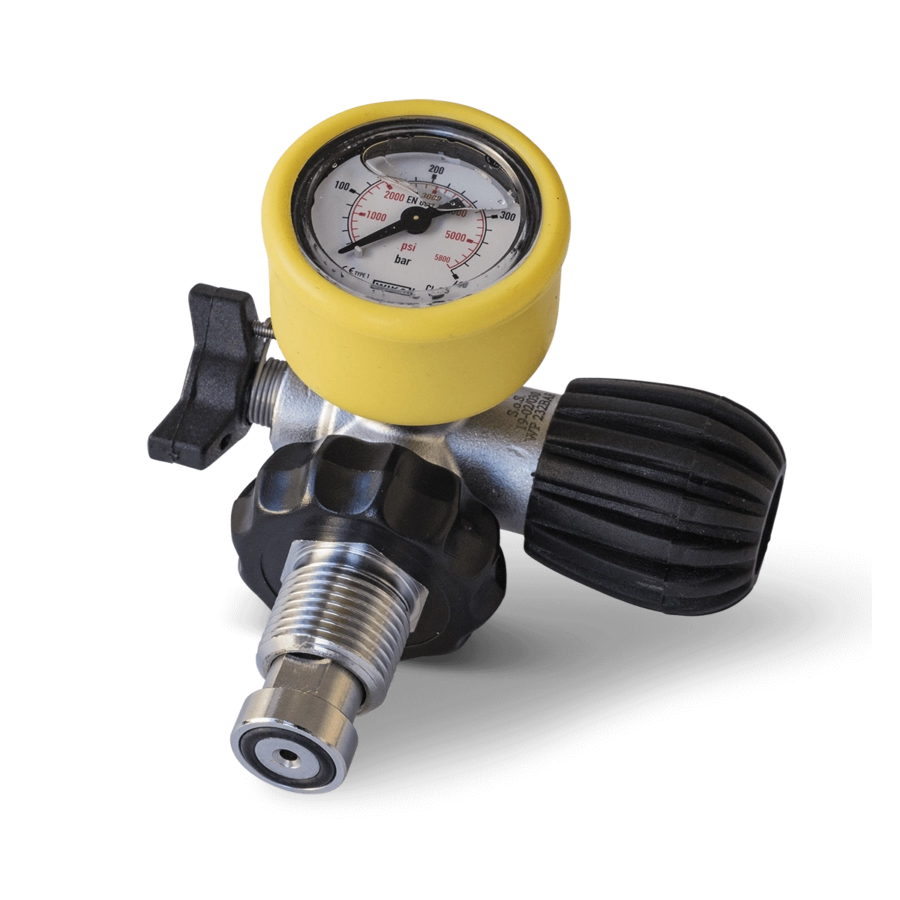 Accesorii compresoare - ROBINET DE INCARCARE CU MANOMETRU DIN 232