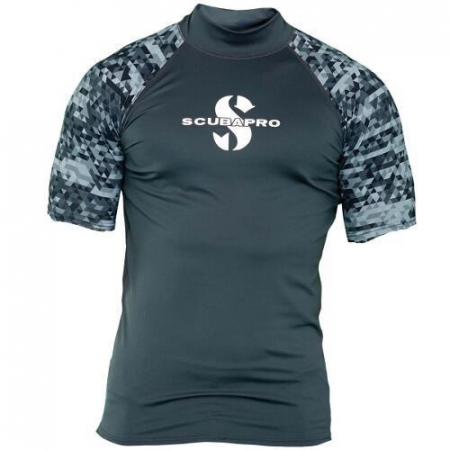 Protectie UV - UPF 50 Short Sleeve Rash Guard, Men, Graphite