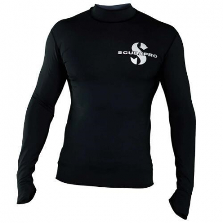 Protectie UV - UPF 50 Swim Long Sleeve Rash Guard, Men, Black