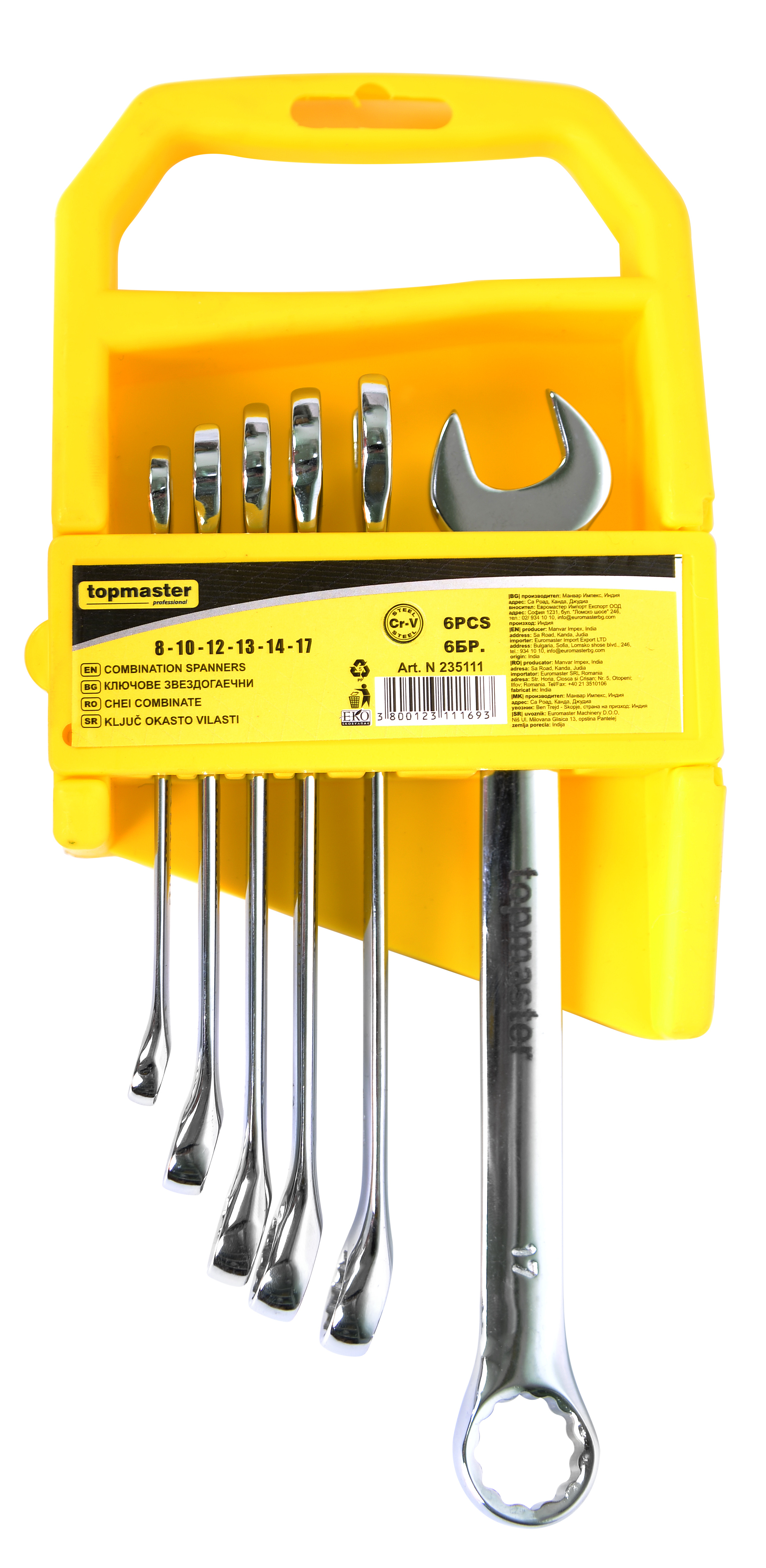 Chei combinate set 6pcs 8-17mm CR-V TMP Top Master Pro [1]