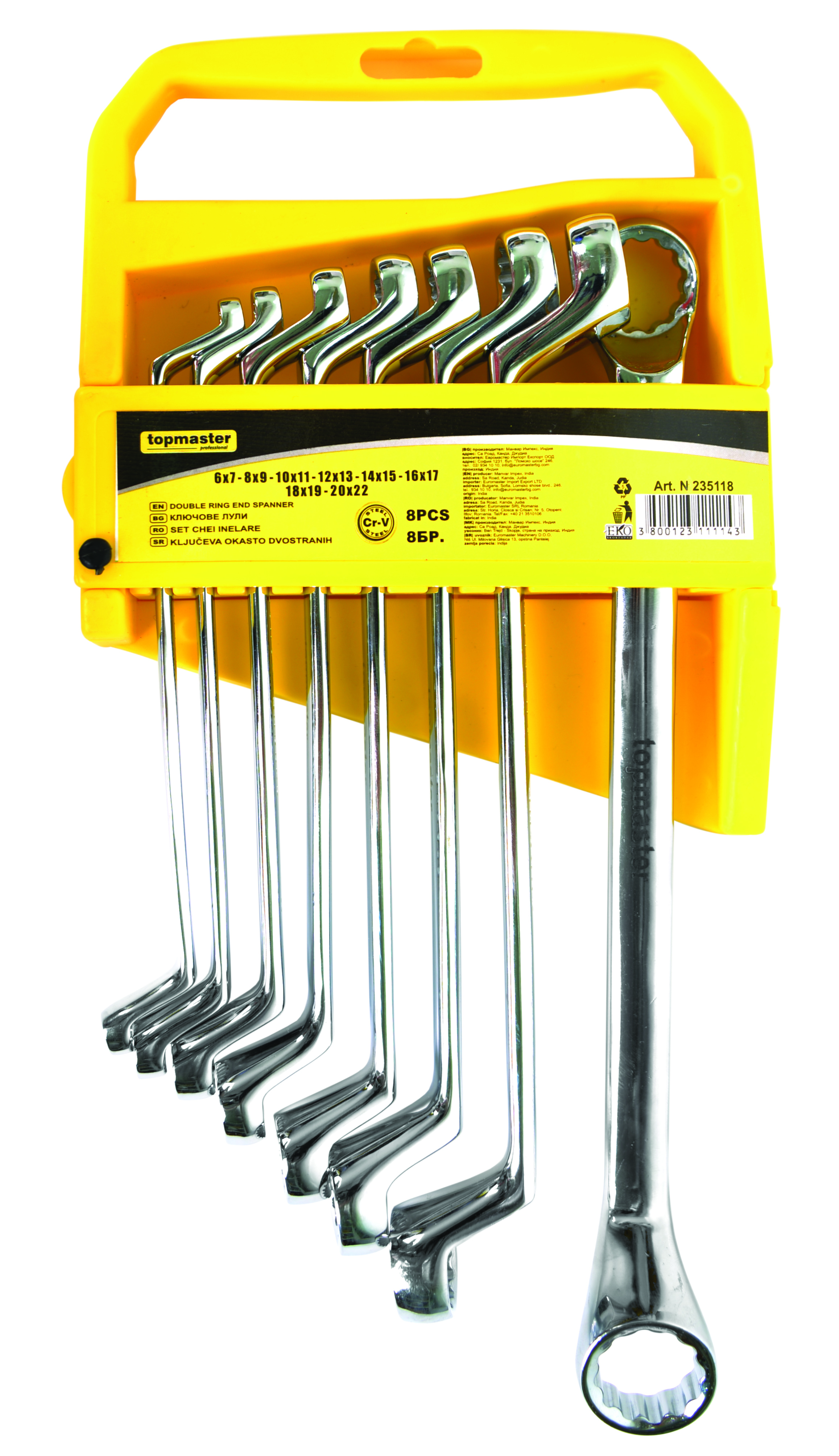 Chei inelar cotite 6-22mm set 8pcs CR-V TMP Top Master Pro [1]