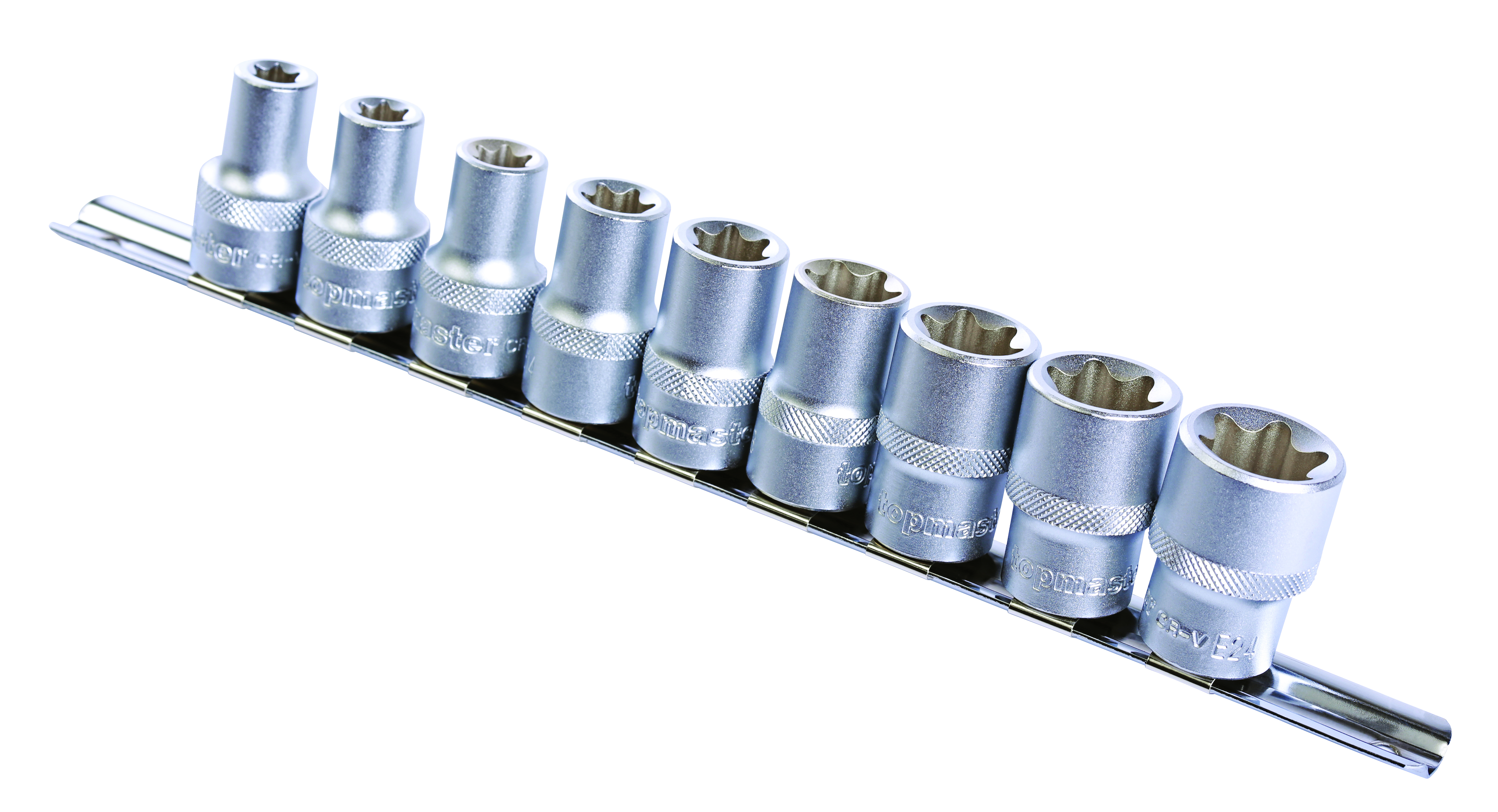 Set tubulare 1/2" 9pcs CR-V TMP Top Master Pro [1]