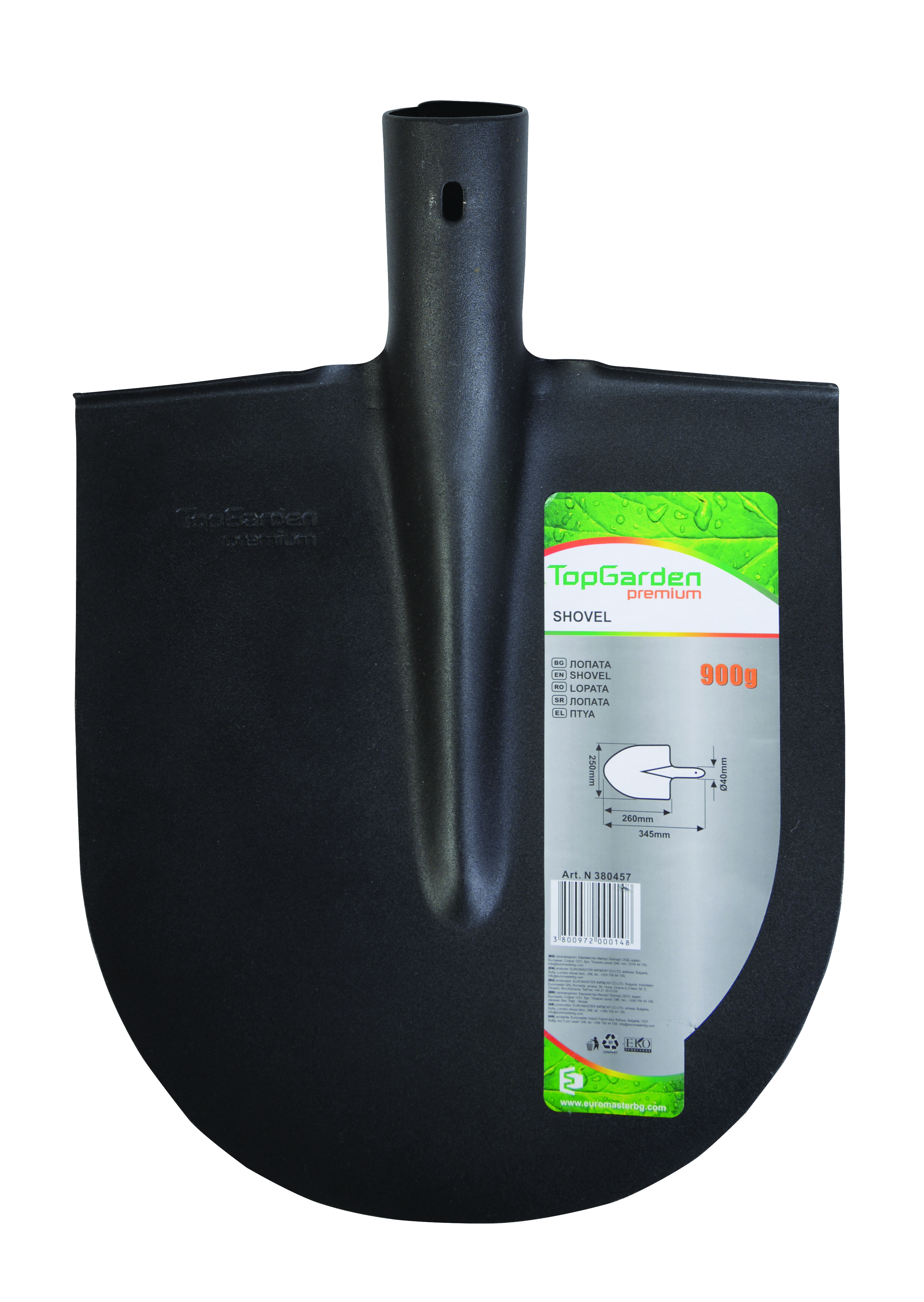 Lopata 260x250mm 900g TGP TopGarden [1]
