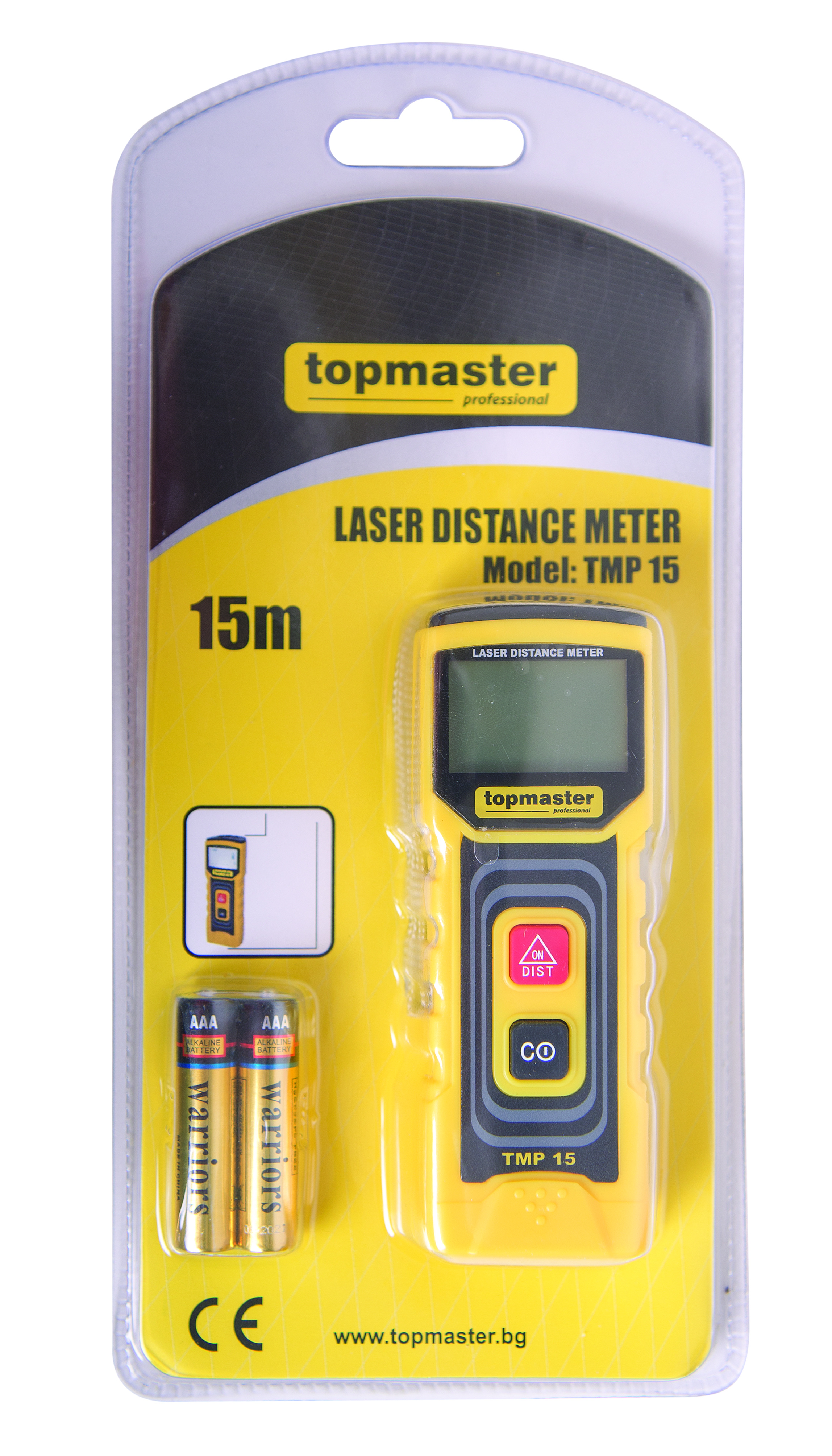 Telemetru laser 15m TM (4/48) Top Master Pro [2]