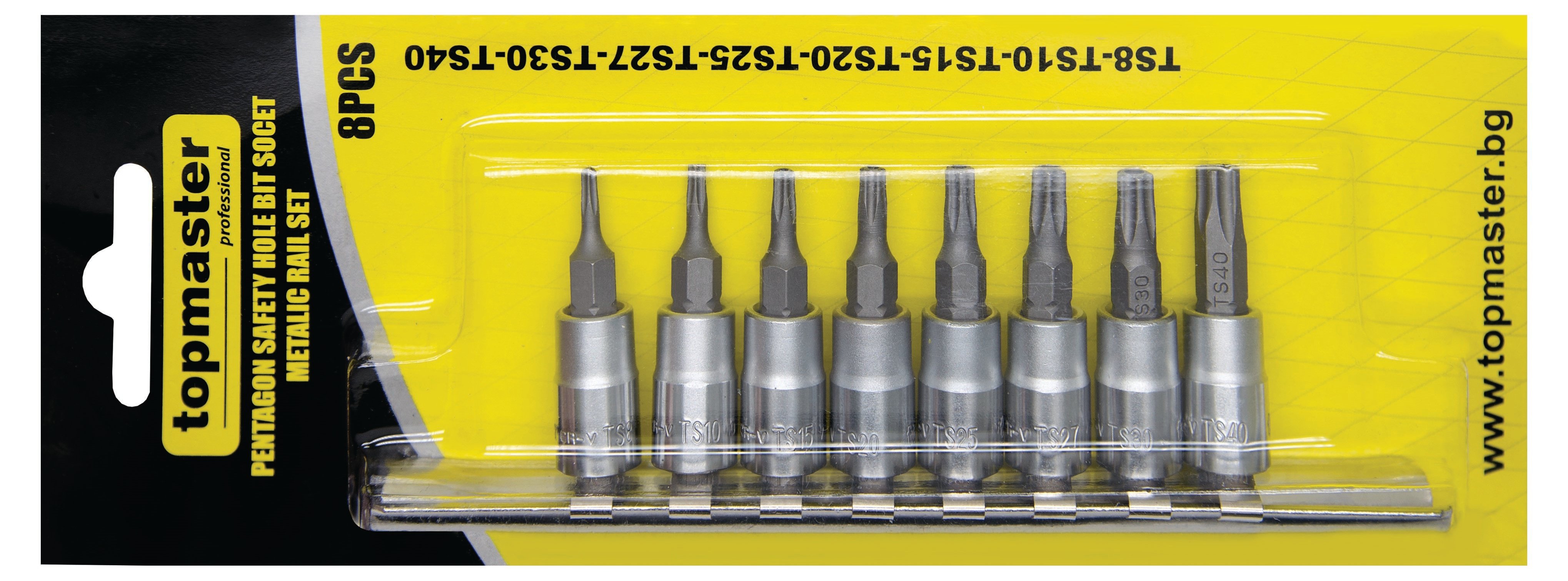 Set 8 biti Torx 1/4' TS8-40 TMP Top Master Pro [2]