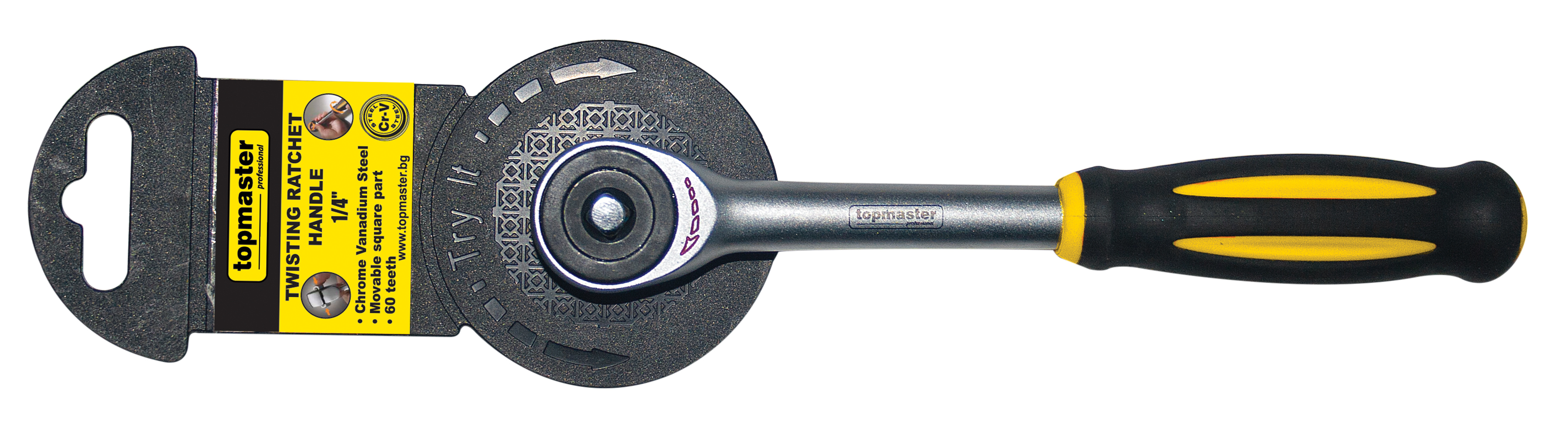 Clichet 1/2" cu maner rotativ 60T TMP Top Master Pro [2]