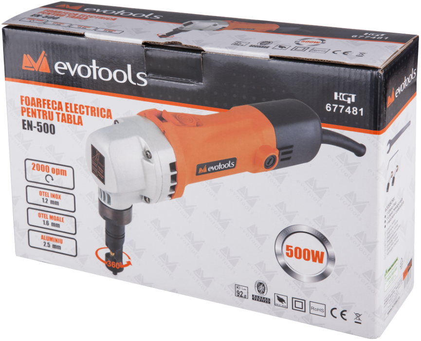 Foarfeca Electrica pentru Tabla EN 500 EPTO 500W EVOTOOLS [5]