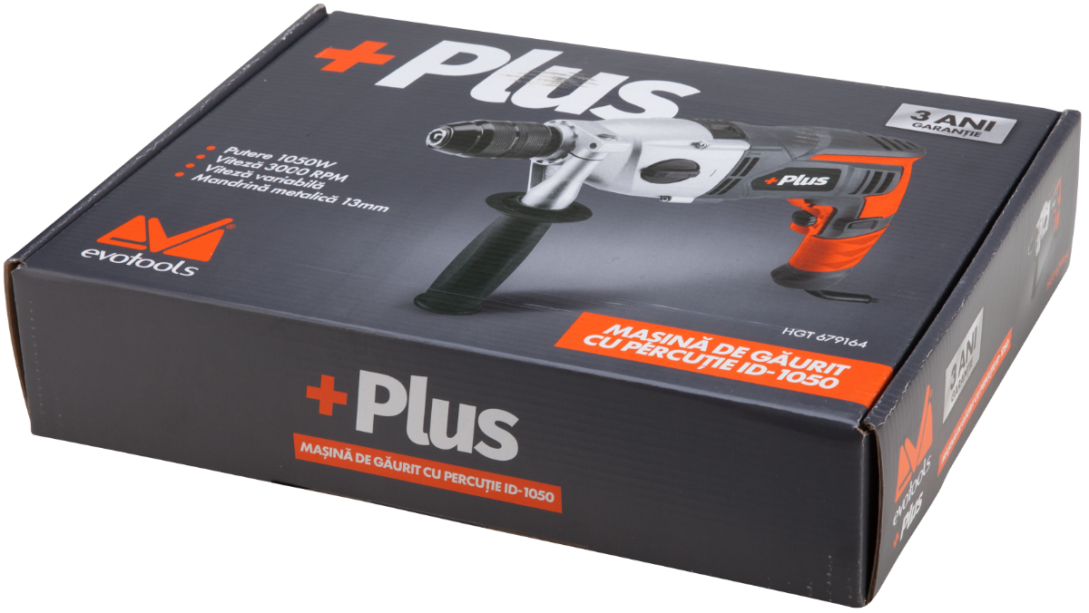 Masina de Gaurit cu Percutie ID 1050 EPTO PLUS 1050W EVOTOOLS [2]