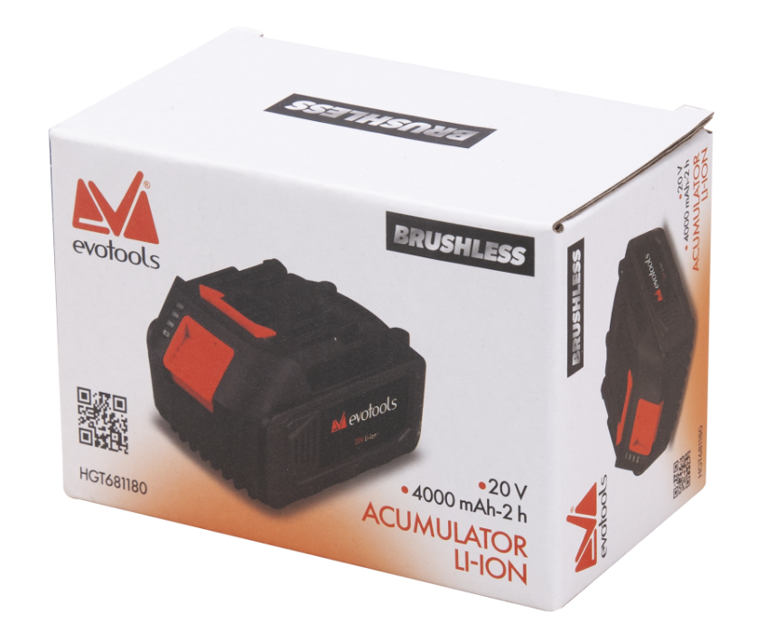 Acumulator Li-Ion EPTO Brushless 20V 4Ah EVOTOOLS [2]