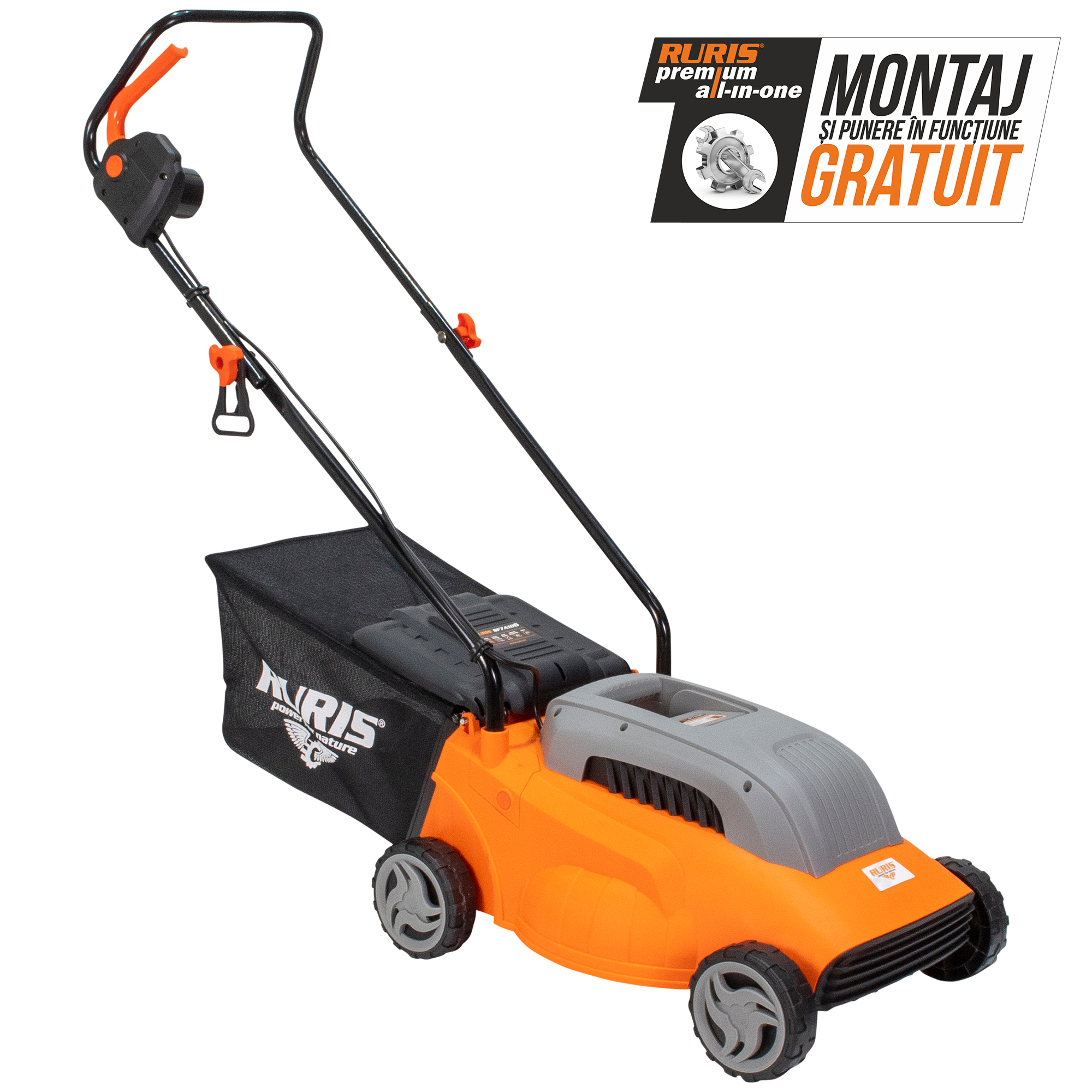 Masina de tuns gazon RURIS, SF7A106, 1200W [11]