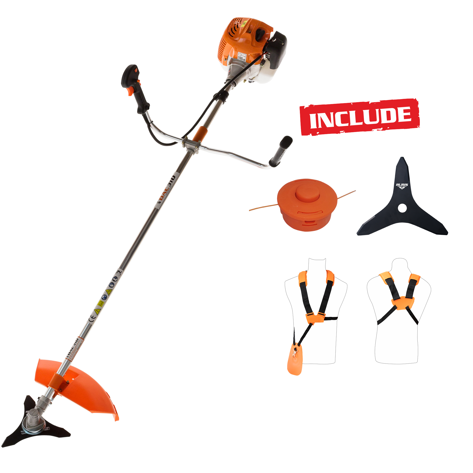 Motocoasa de umar RURIS, DAC 310, 2.5CP [88]