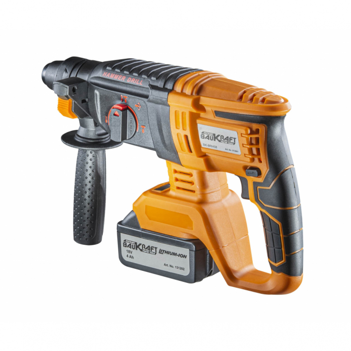 Ciocan rotopercutor brushless SDS-plus 18V 4Ah BK-BRH58 Set BAUKRAFT POWER TOOLS [5]