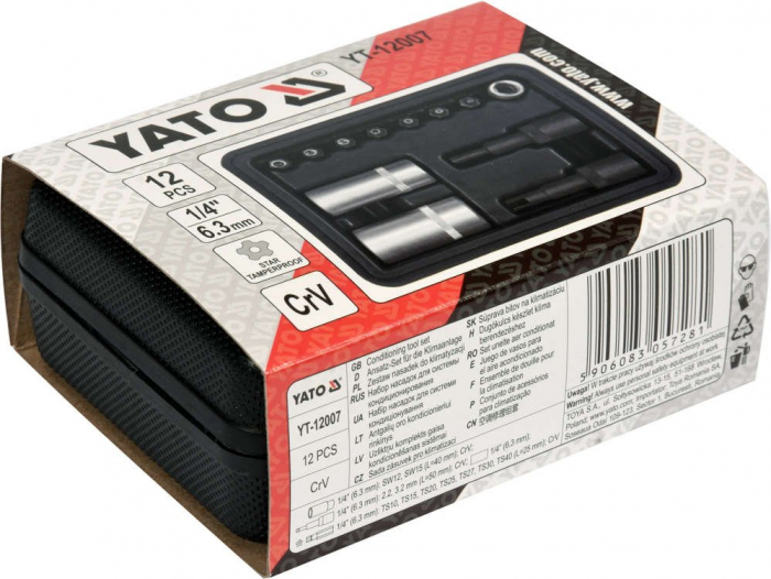 Set biti pentru clima YATO 1/4 12buc CrV [4]