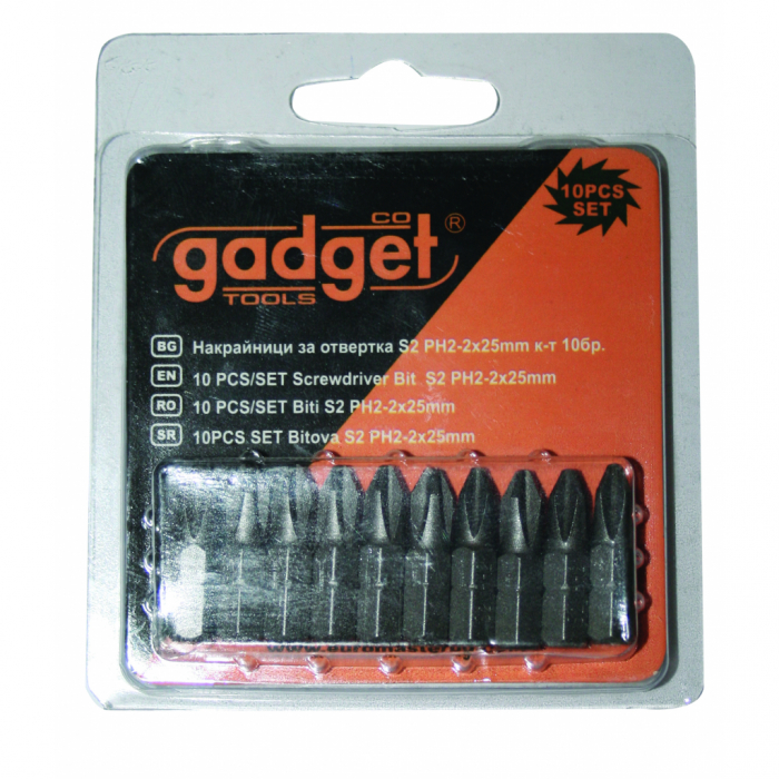 10pcs/Set biti S2 PH-2x25mm GD Gadget [2]