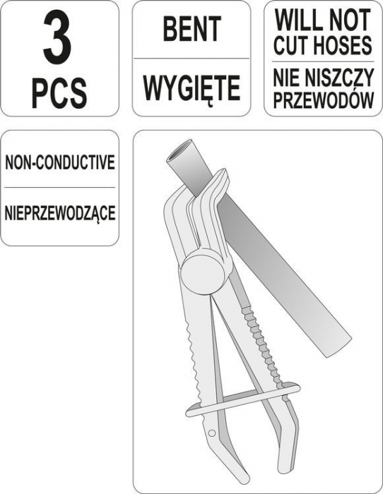 Set clesti plastic pentru furtunuri auto YATO 13-32mm 3buc [6]