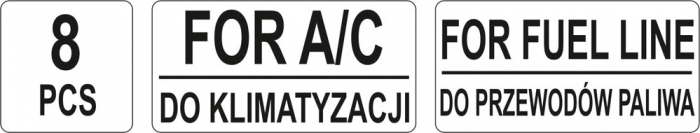 Set deconectare conducte combustibil YATO 8buc [3]