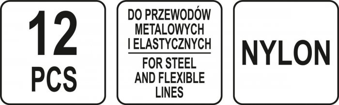Set cleme pentru furtunuri metalice si flexibile YATO 12buc [5]