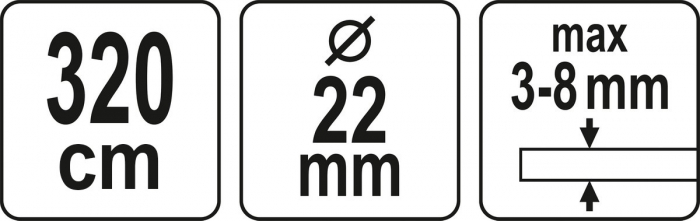 Dispozitiv taiat placi ceramice mari 320cm 3-8mm YATO [10]