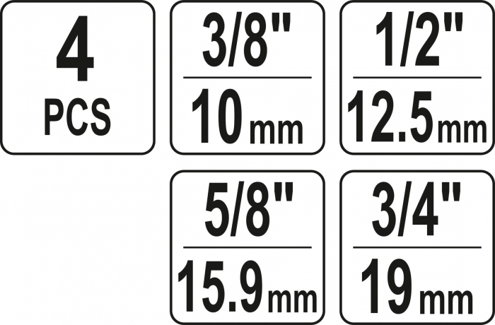 Set pentru deconectat tuburi aer conditionat YATO 4buc [4]