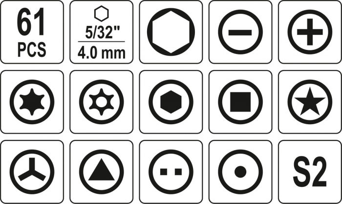 Set reparatie telefon mobil YATO 61 piese [6]