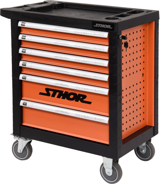 Dulap de scule profesional STHOR, 6 sertare, 302 piese [3]