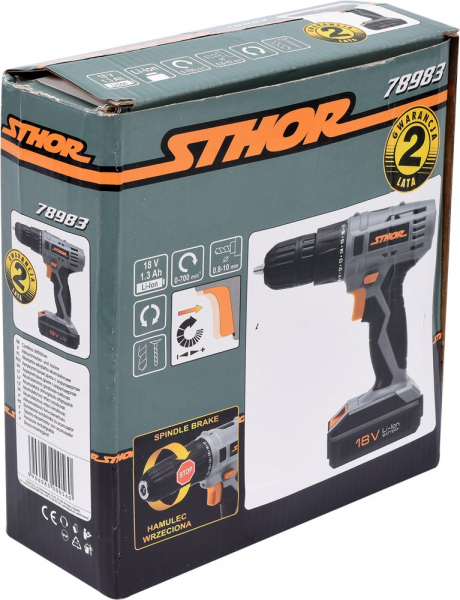 Autofiletanta cu acumulator STHOR, 18V, 1.3Ah, Li-Ion, 1 acumulator [3]