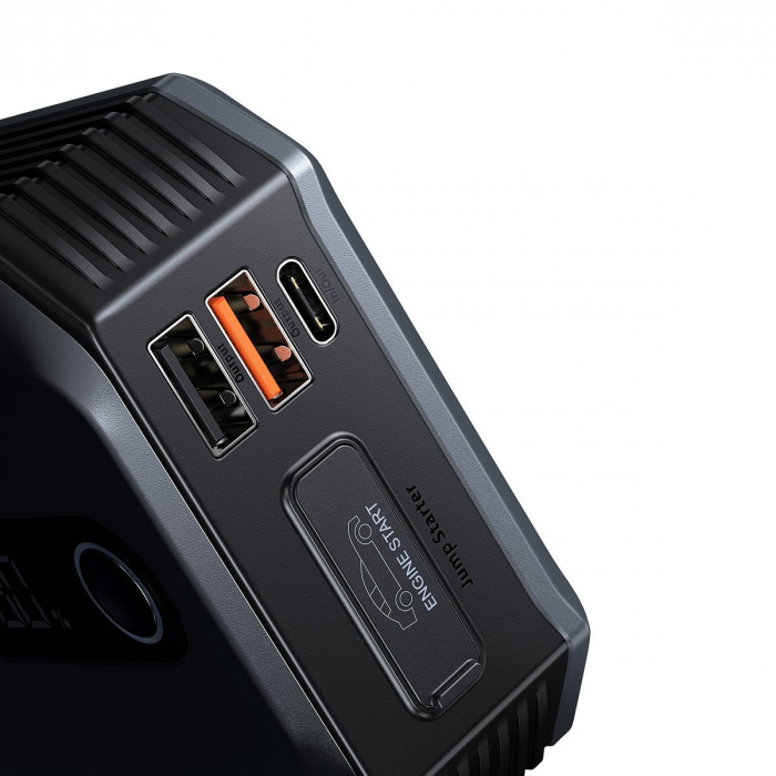 Acumulator extern pentru pornire/incarcare auto BASEUS Energy Max 20000mAh, 2000A, USB (negru) CGNL020001 [5]