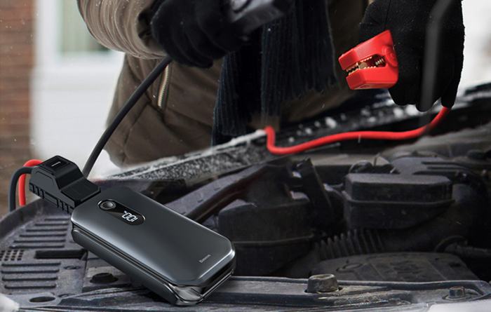 Acumulator extern pentru pornire/incarcare auto BASEUS Super Energy 12000mAh, 1000A, USB (negru) CRJS03-01 [10]
