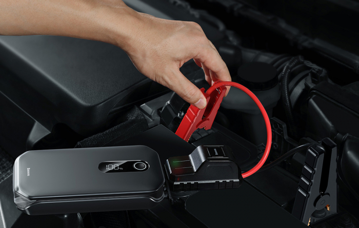 Acumulator extern pentru pornire/incarcare auto BASEUS Super Energy 12000mAh, 1000A, USB (negru) CRJS03-01 [9]