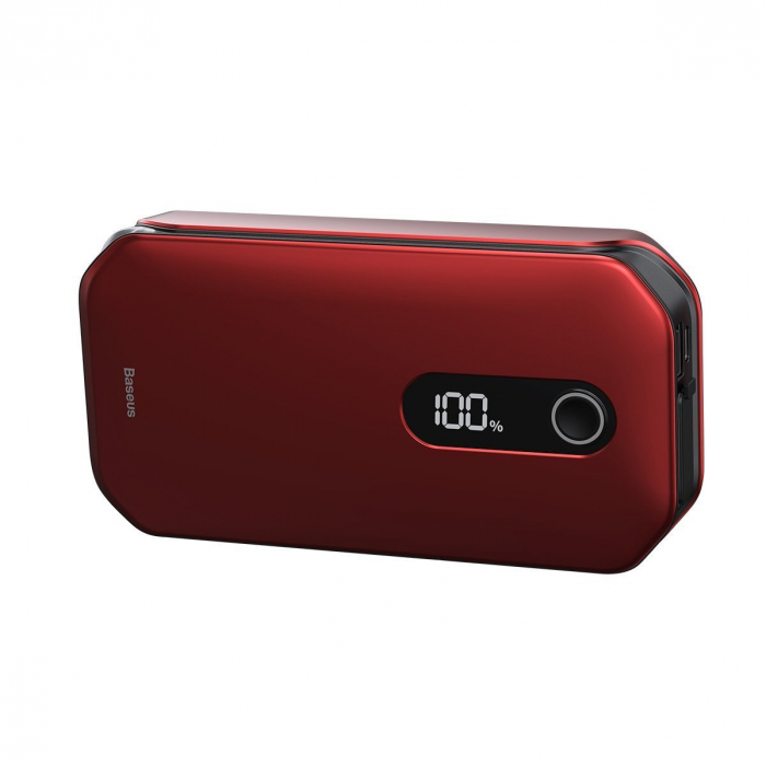 Acumulator extern pentru pornire/incarcare auto BASEUS Super Energy 12000mAh, 1000A, USB (rosu) CRJS03-09 [4]