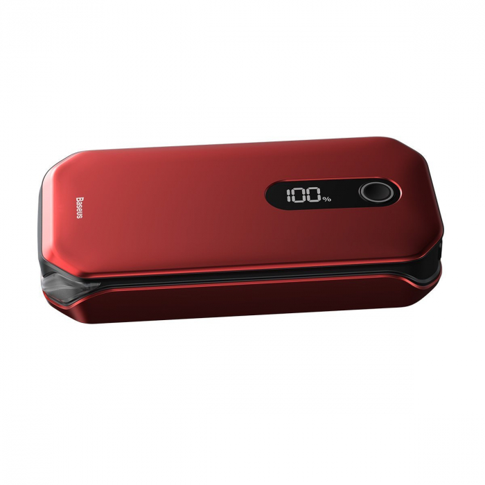 Acumulator extern pentru pornire/incarcare auto BASEUS Super Energy 12000mAh, 1000A, USB (rosu) CRJS03-09 [3]