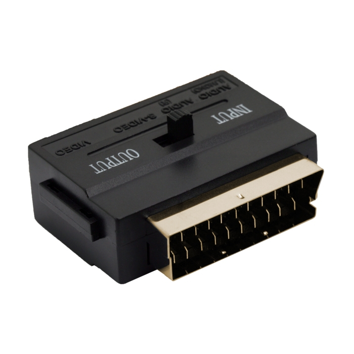 Adaptoare EURO / RCAsoclu 3 RCA si S-VHS-fisa EURO-SCARTplacat cu aur [2]