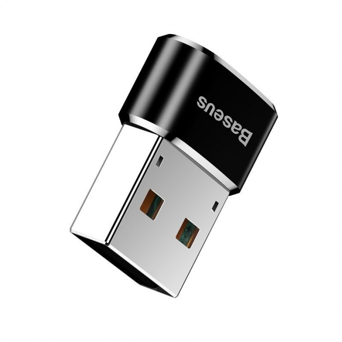 Adaptor conversie BASEUS USB-C la USB-A 5A (negru) CAAOTG-01 [5]