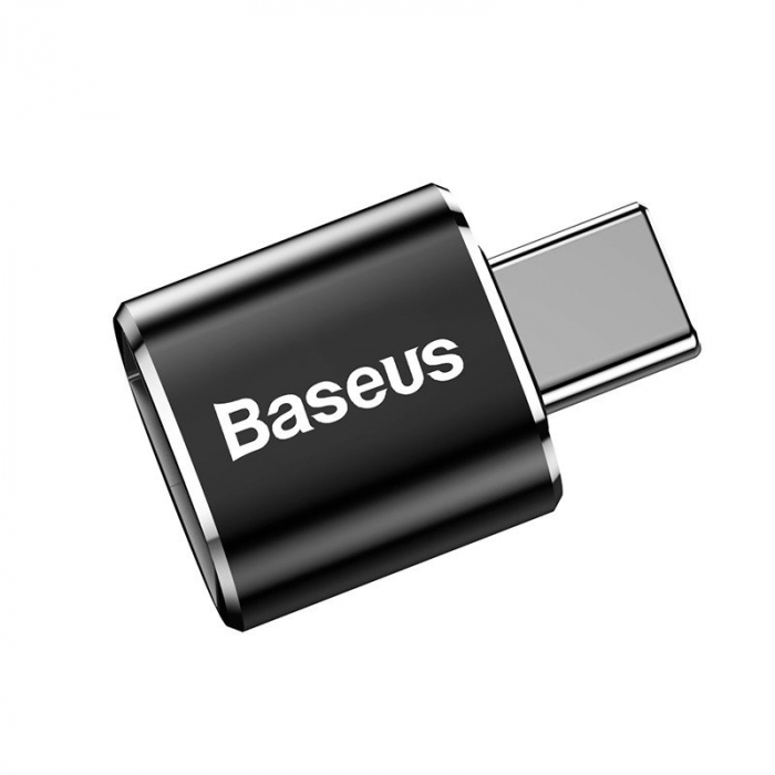 Adaptor conversie BASEUS USB la USB-C 2.4A (negru) CATOTG-01 [2]