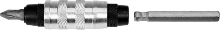 Adaptor unghiular pentru biti YATO 1/4 100mm CrV unghi 30° [4]