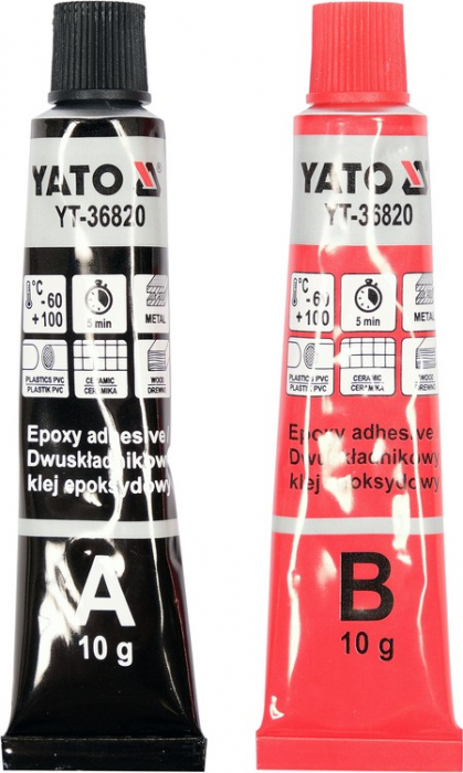 Adeziv bicomponent yato epoxy 5 - 30 min