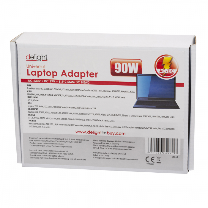 Alimentator laptop Universal19V/4,72A 5,5/1,7mm [2]