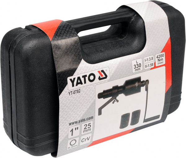 Antrenor cu amplificator de forta Yato, 1", 4200NM, 330mm [4]