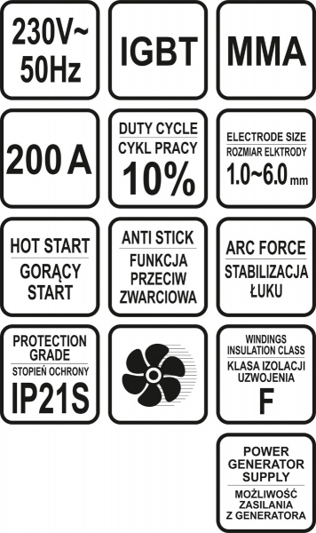 Aparat de sudura STHOR, tip invertor, IGBT, 200A [6]