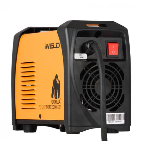 Aparat de sudura tip invertor IWELD, Gorilla PocketForce 200, 200A, electrozi 1.6-5mm [2]