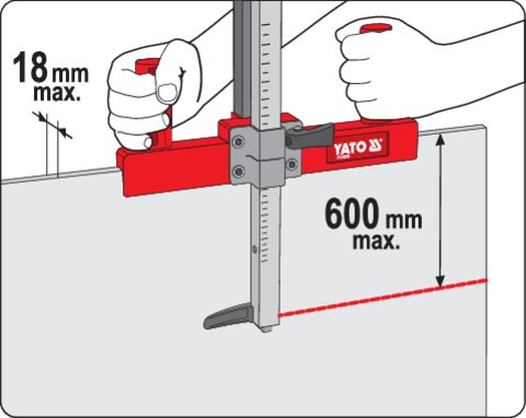 APARAT PENTRU TAIAT PLACI DE RIGIPS YATO 600mm [6]