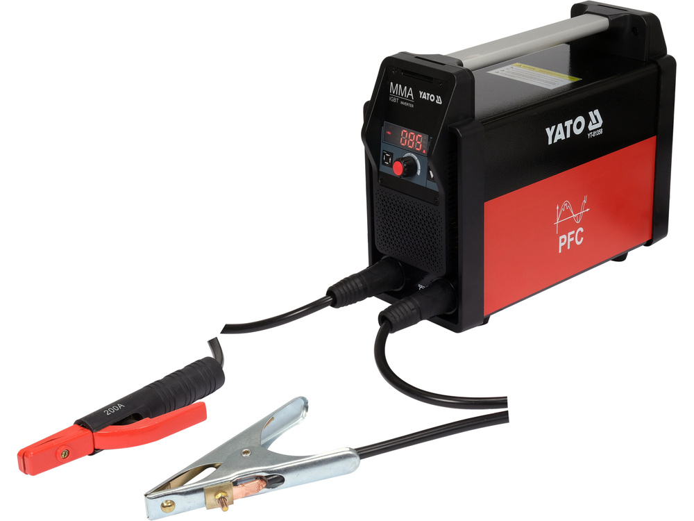 Aparat de Sudura Invertor YATO IGBT MMA CU PFC 200A, Electrozi 1.6 - 4 mm [6]