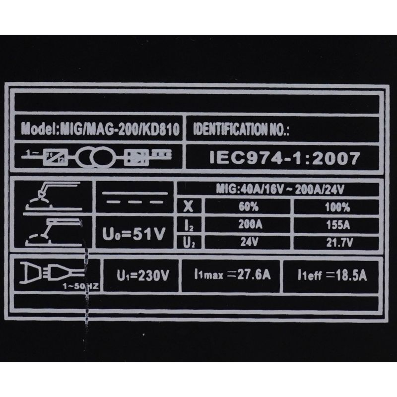 Aparat Sudura Invertor KRAFT&DELE MIG-MAG 200A KD810 [6]
