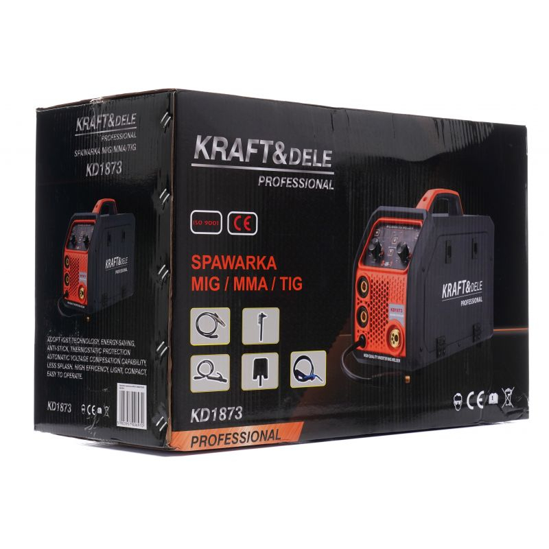 Aparat Sudura Invertor 3in1 KRAFT&DELE MIG-MAG / TIG - MMA 275A KD1873 [8]