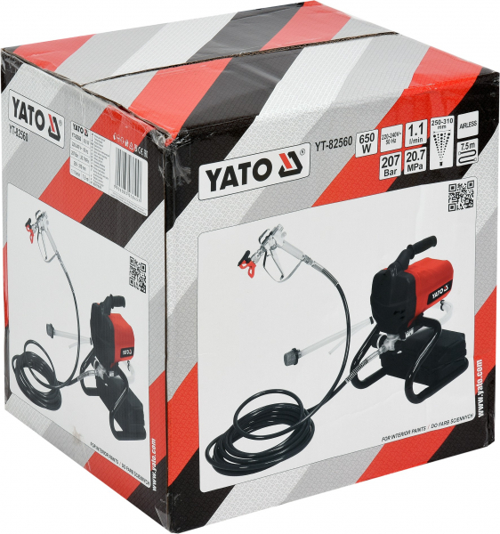Aparat vopsit electric YATO, 650W, 207Bar, Airless, 7.5m [3]