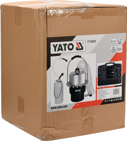 Aparat YATO, Pentru Schimbat Lichid Frana, 5L [5]