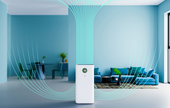 Purificator aer VIOMI Smart Air Pro filtru HEPA 35-60m², 500m³/h (alb) Mi Home VXKJ03 [7]