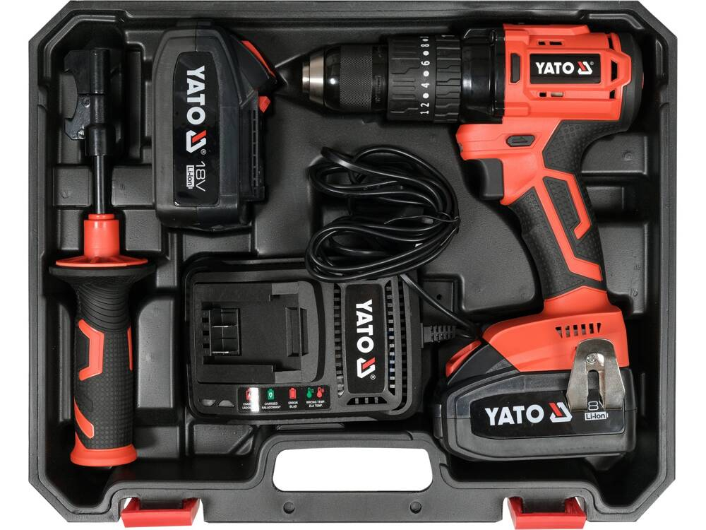 Autofiletanta cu Acumulator si Impact YATO Brushless 18V Li-Ion 2X3Ah 75Nm [6]